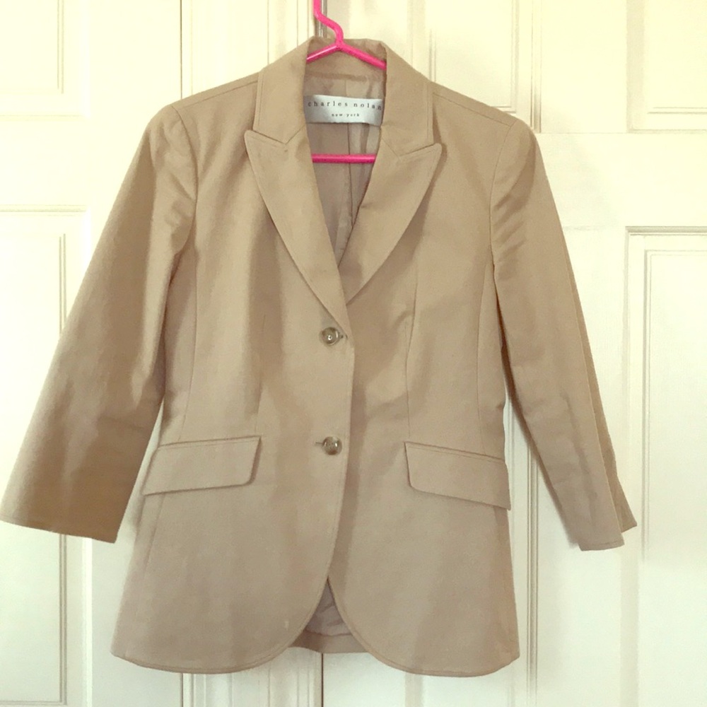 Charles Nolan Tan Blazer